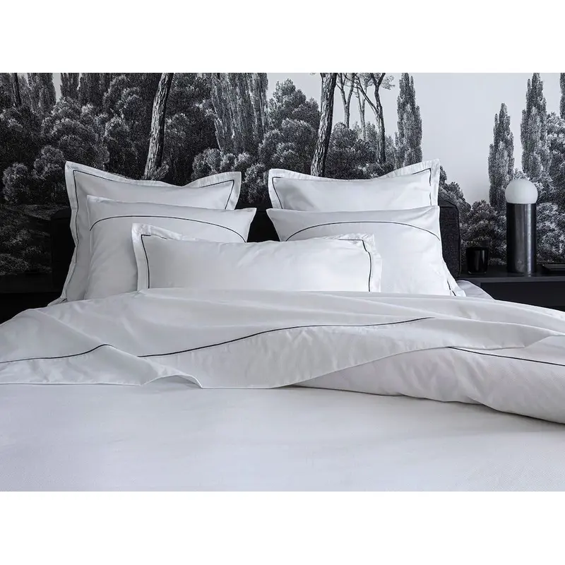 Orsay Snow & Navy Bedding by Alexandre Turpault