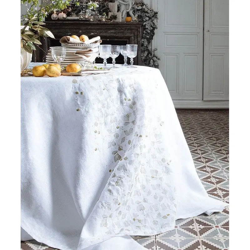 Domaniale White Table Linens by Alexandre Turpault