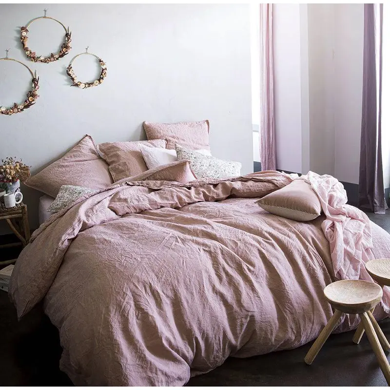 Nouvelle Vague Pink Beige Bedding by Alexandre Turpault
