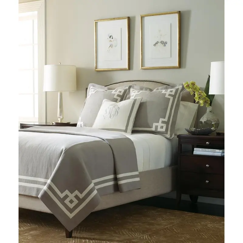 Beacon Hill Taupe & Ivory Bedding by Legacy Home