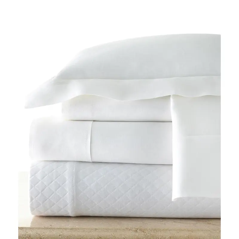 Christophe White Linen Bedding by Legacy Home
