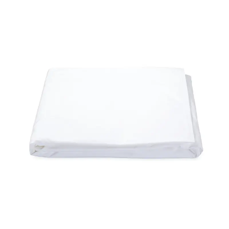 Ceylon Percale White Fitted Sheets by Matouk - 520 Thread Count