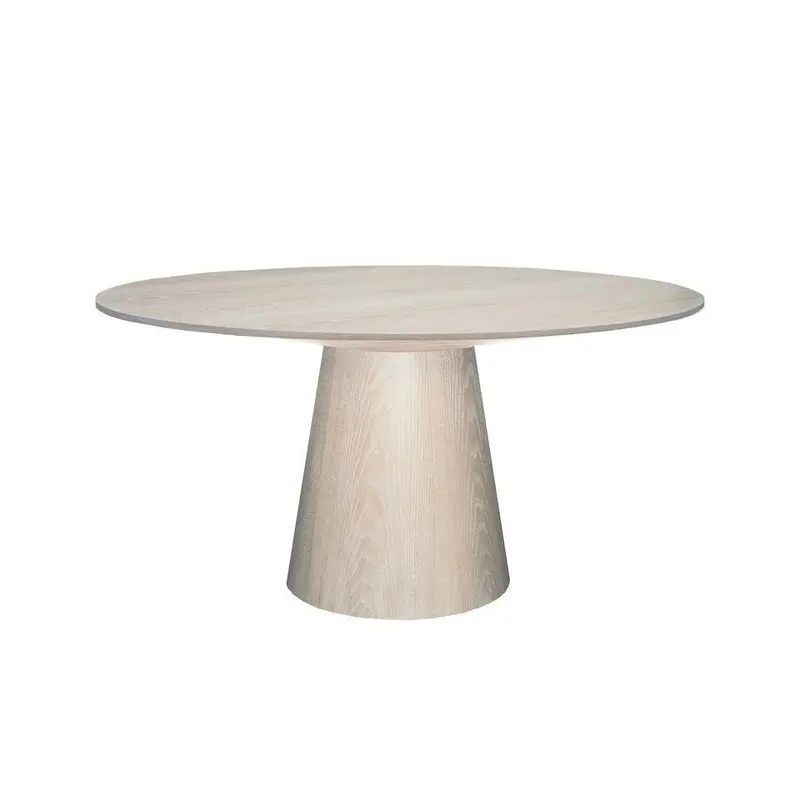 Hamilton Cerused Oak Dining Table by Worlds Away