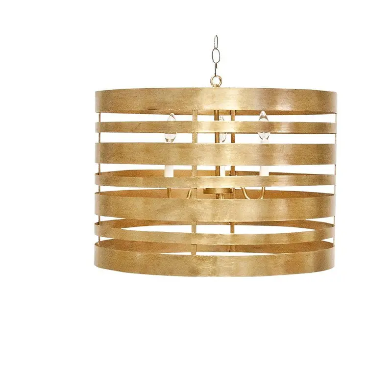 Turner Gold Pendant Light by Worlds Away