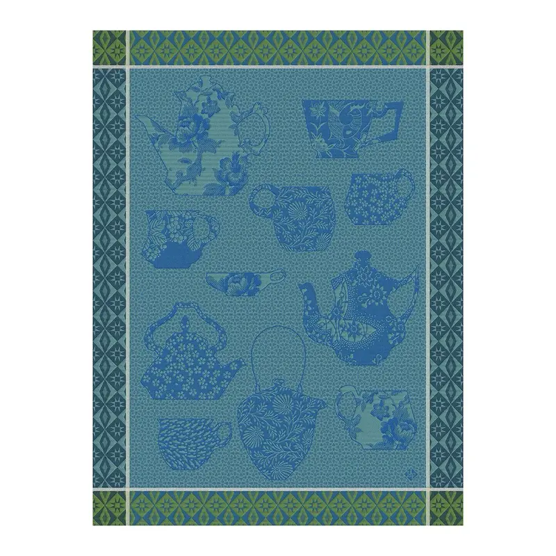 Comptoir Du Th Blue Tea Towels by Le Jacquard Franais
