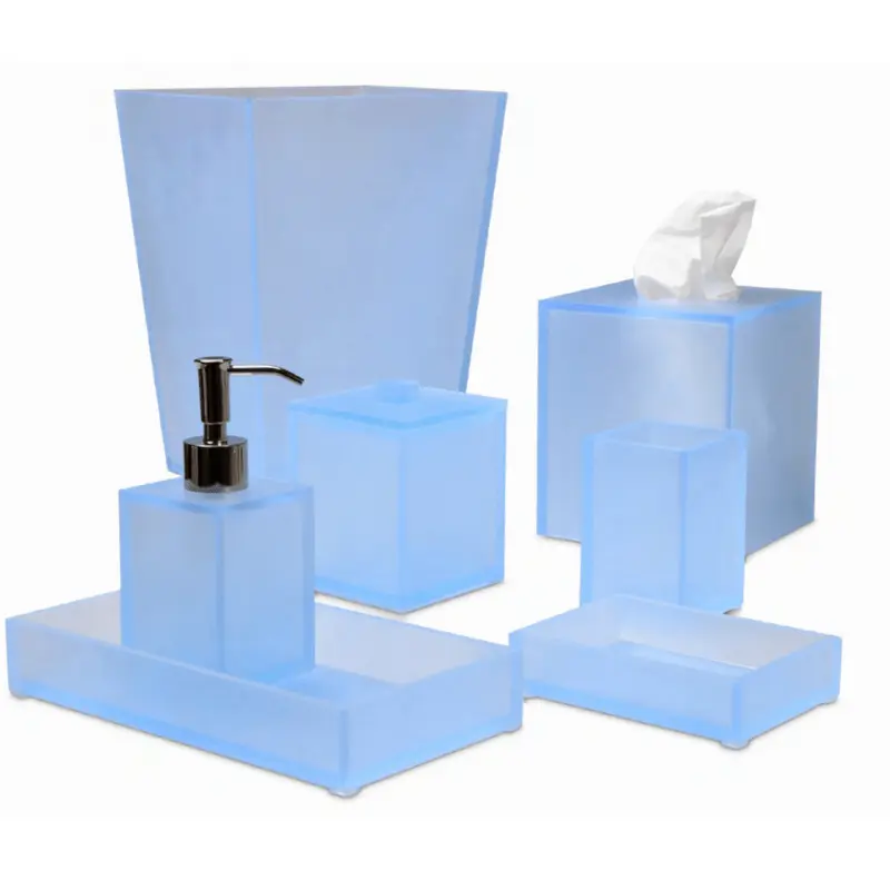 Ice Frosted Sky Bath Accessories by Mike + Ally