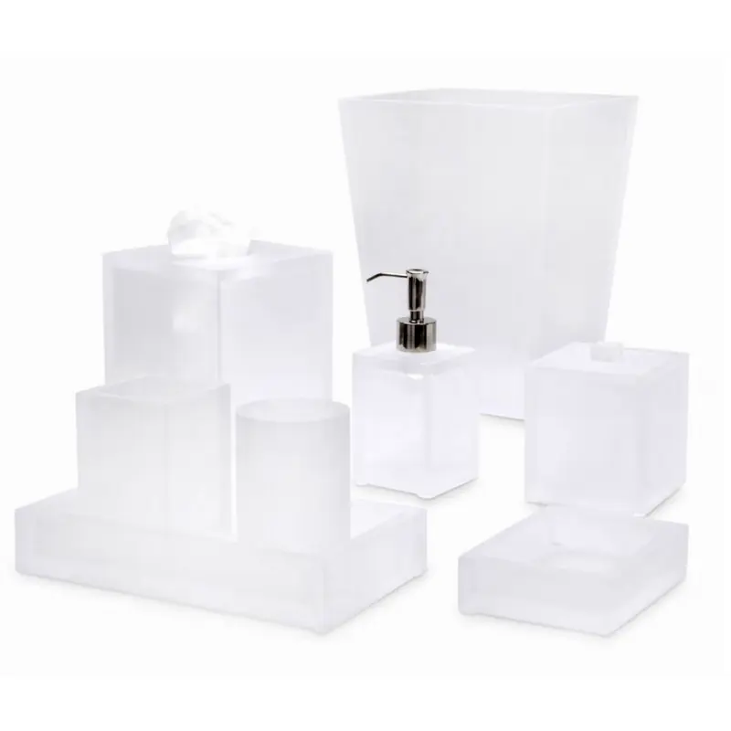 Ice Frosted Snow Bath Accessories by Mike + Ally