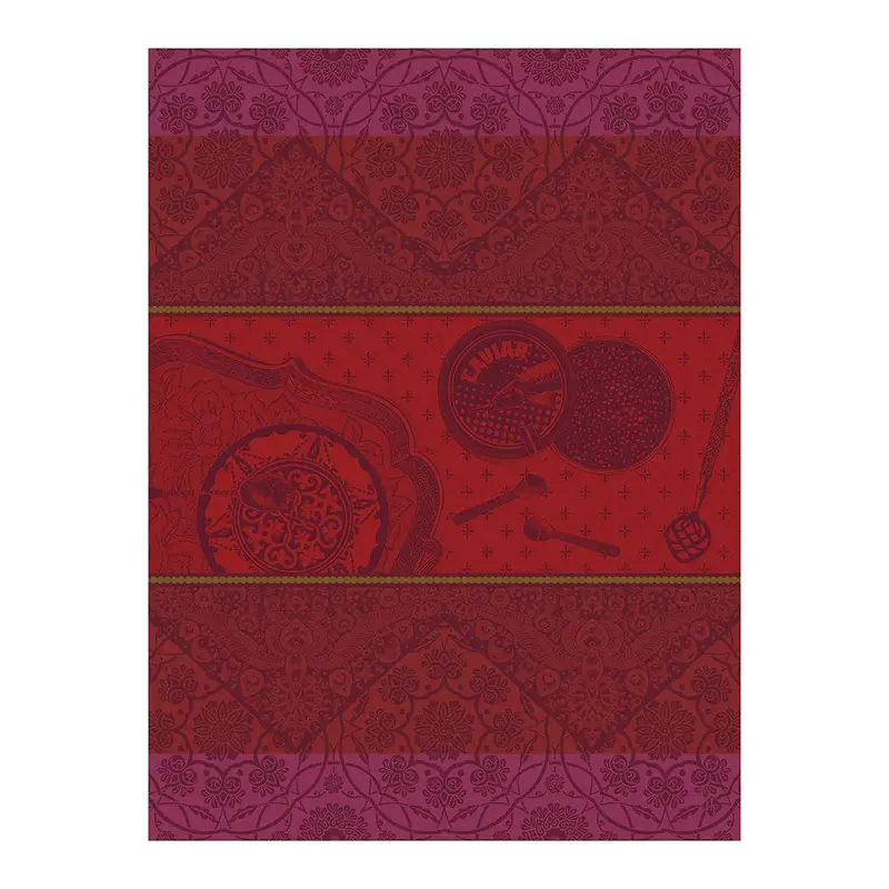 Tsar Red Tea Towels by Le Jacquard Franais