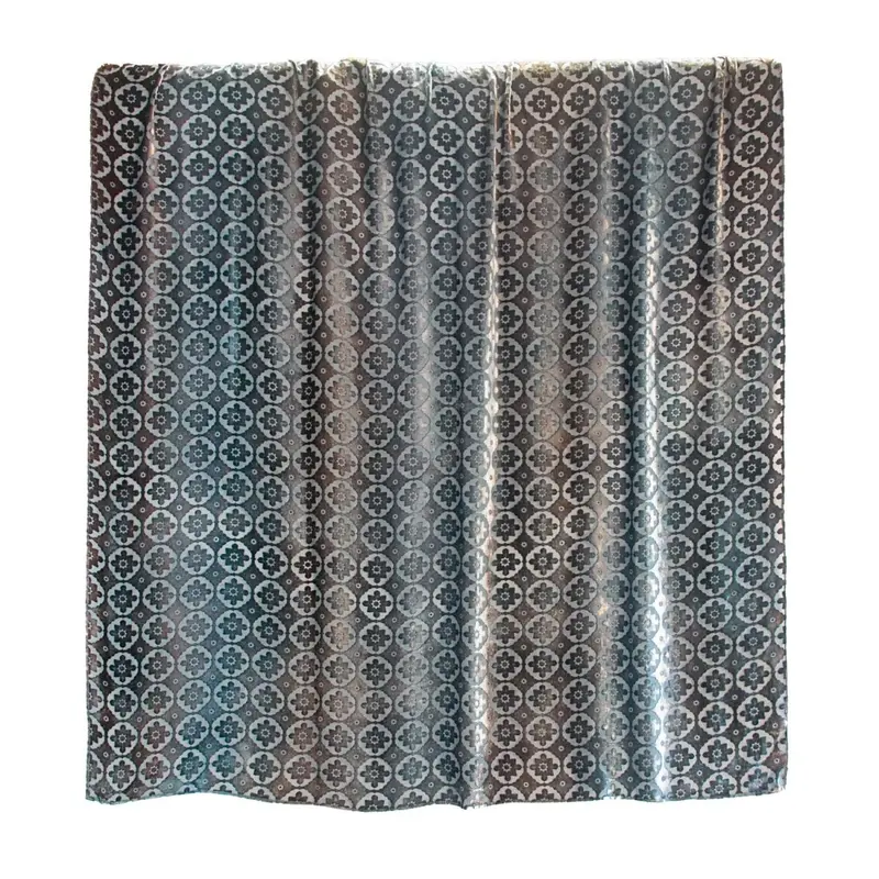 Gunmetal Small Moroccan Velvet Throw by Kevin O'Brien Studio