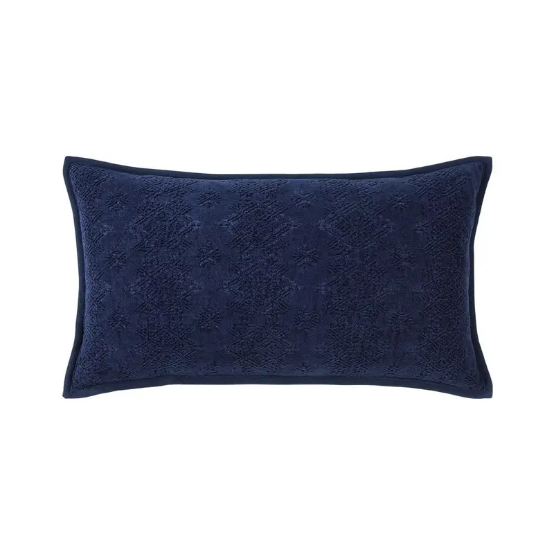 Syracuse Indigo Lumbar Pillow by Iosis