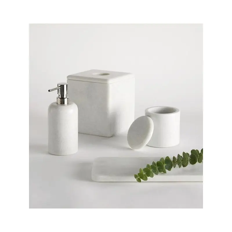 Velina Marble Bath Accessories by Sferra
