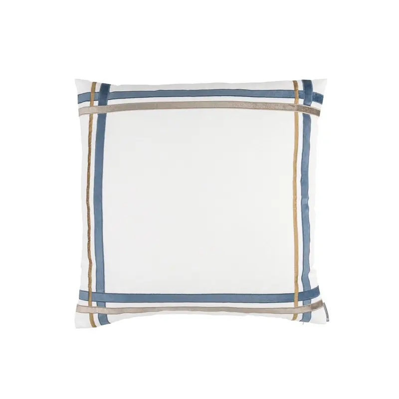 Oliver Smokey Blue Fawn Euro Pillow by Lili Alessandra