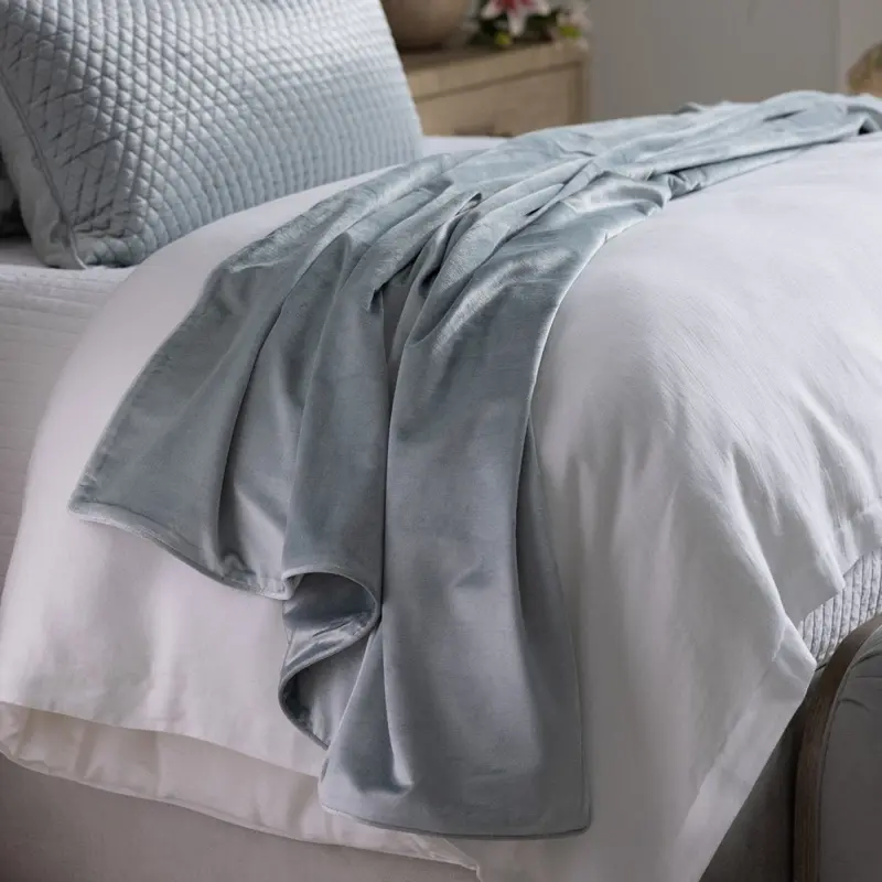 Milo Aquamarine Throw by Lili Alessandra