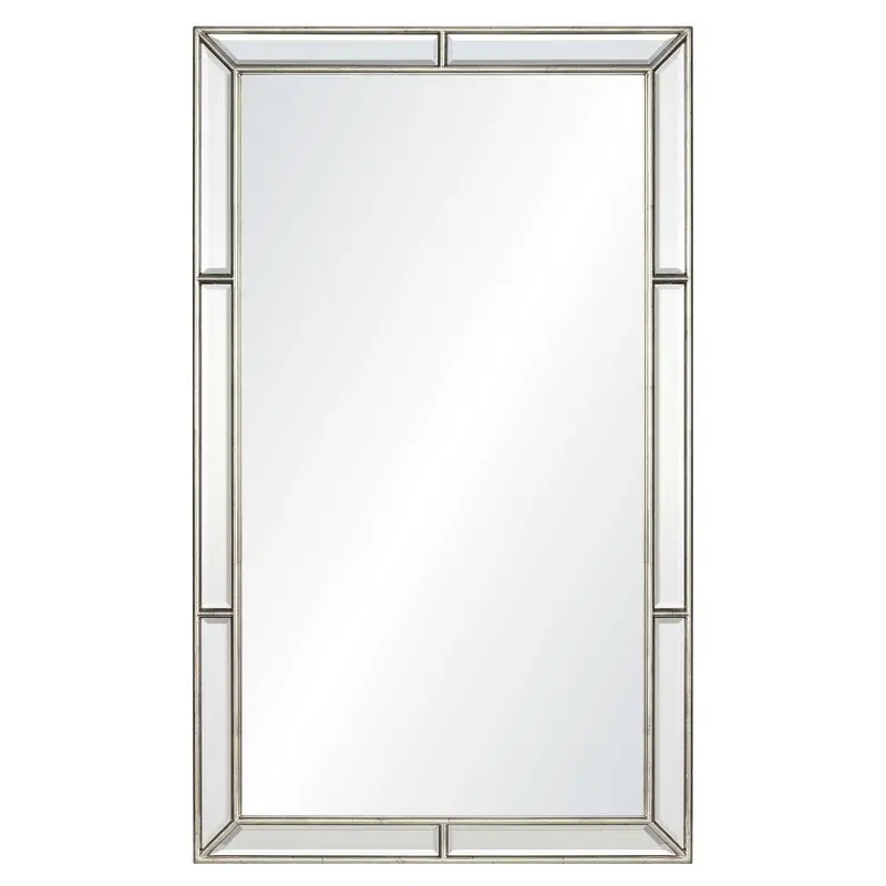 Distressed Silver Leaf Wall Mirror by Mirror Home