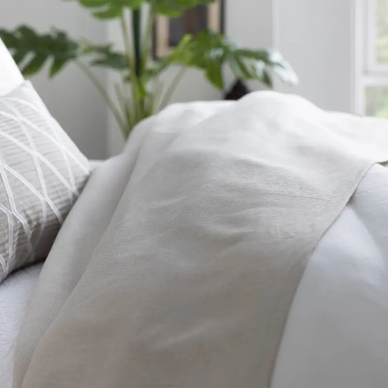 Rain Natural Summer Blanket by Lili Alessandra