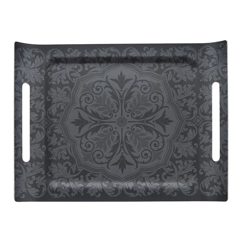 Armoiries Black Tray by Le Jacquard Franais