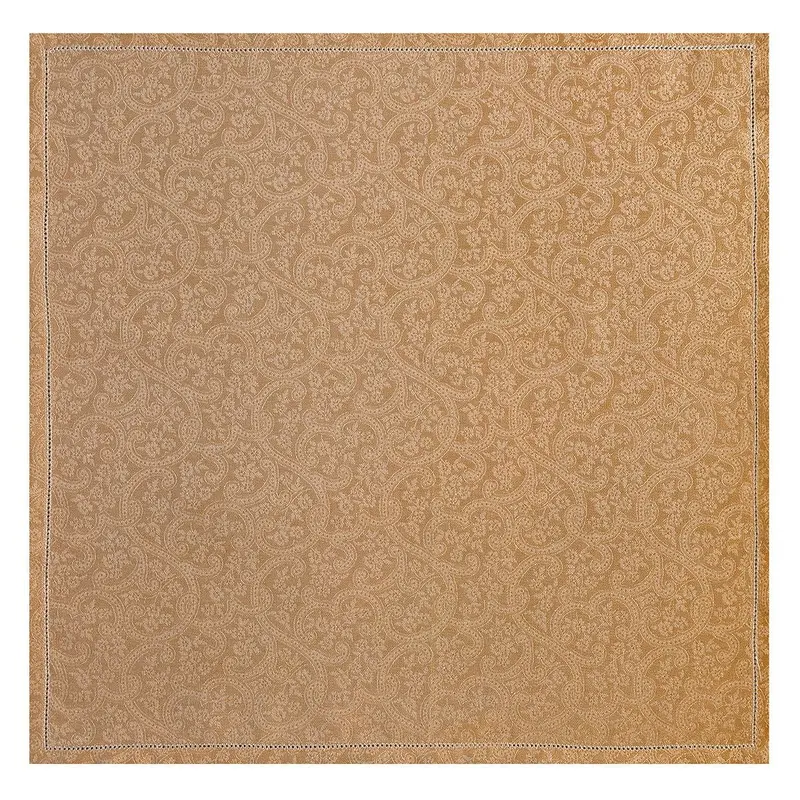 Portofino Fiori Brown Napkins & Placemats by Le Jacquard Franais