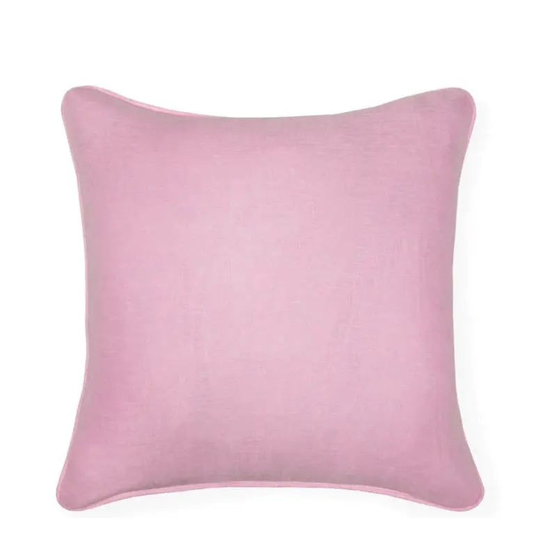 Manarola Grey & Cotton Candy Decorative Pillow by Sferra