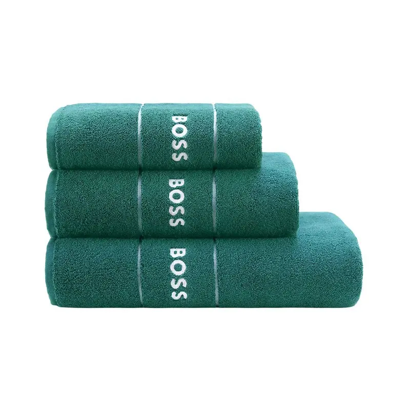 Plain Everglade Bath Towels by Hugo Boss