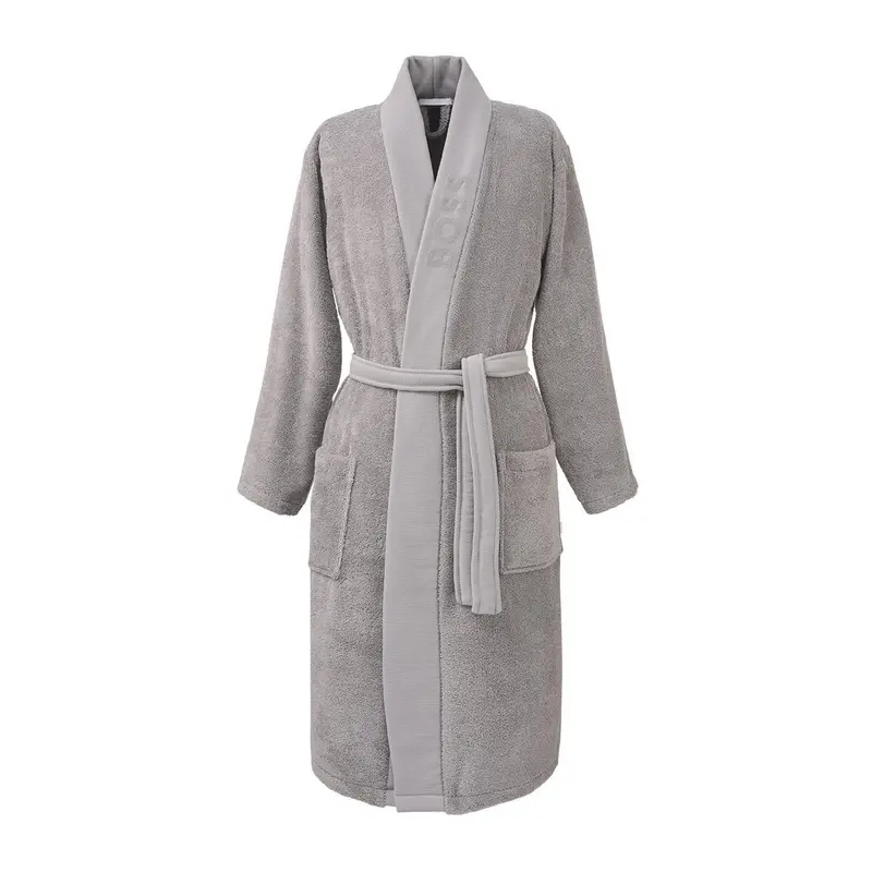 Plain Concrete Bathrobe by Hugo Boss
