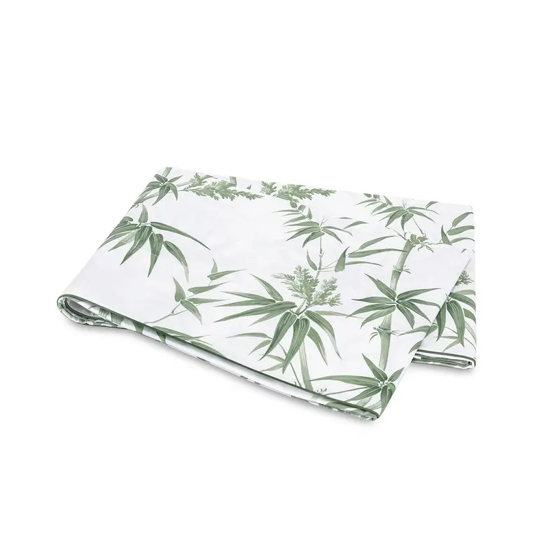 Dominique Palm Green Bedding by Matouk | Schumacher
