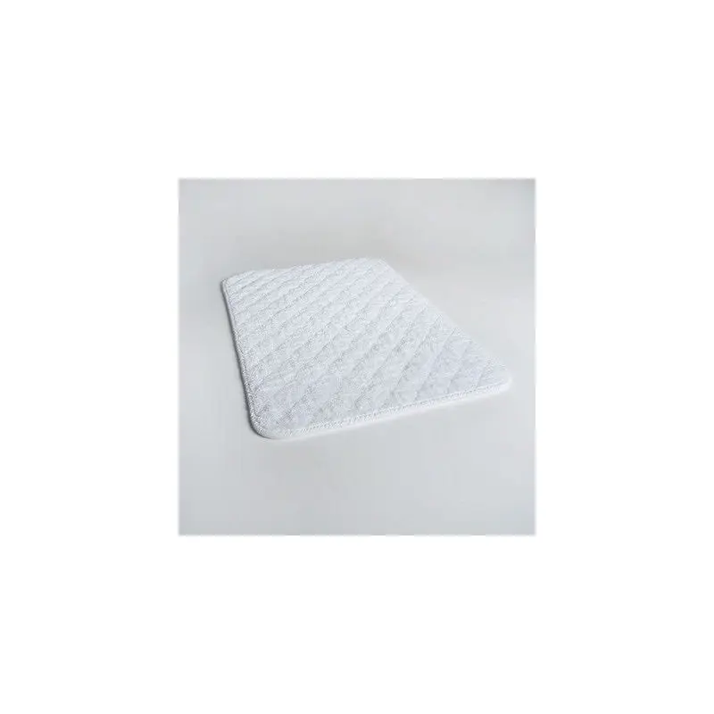 Indulgence White Quilted Tub Mat by Scandia Home