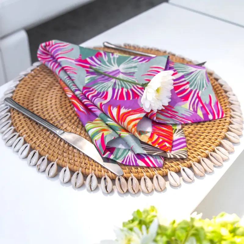 Barbados Multicolored Napkins by Mode Living