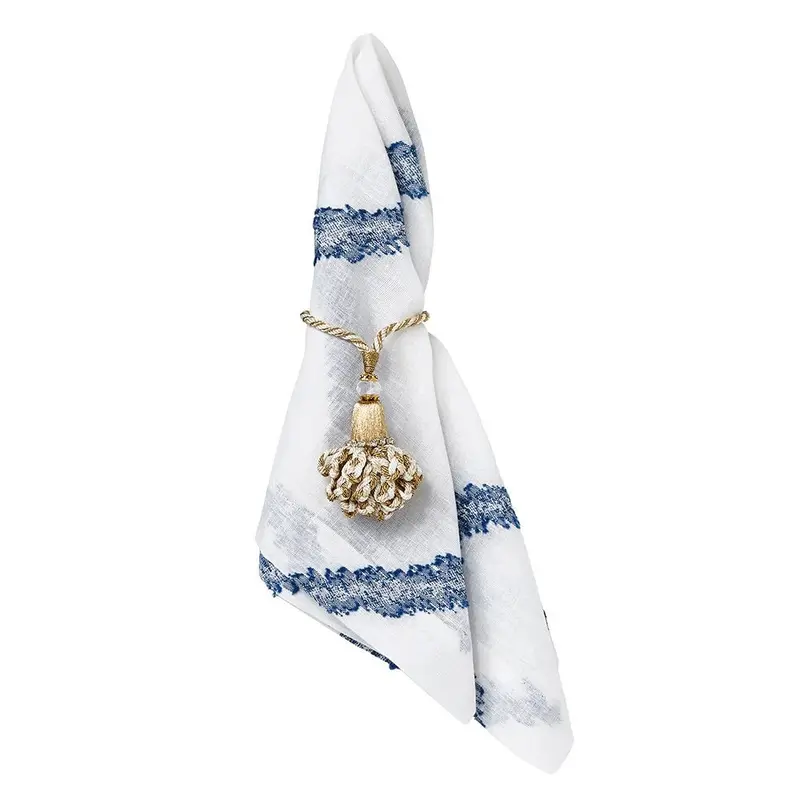 Mykonos Blue & White Napkins by Mode Living
