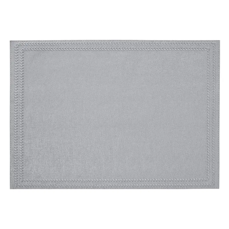 Paloma Silver Rectangle Placemats by Mode Living