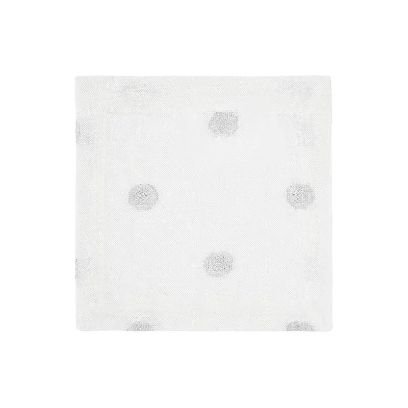 Vogue Silver Cocktail Napkins by Mode Living