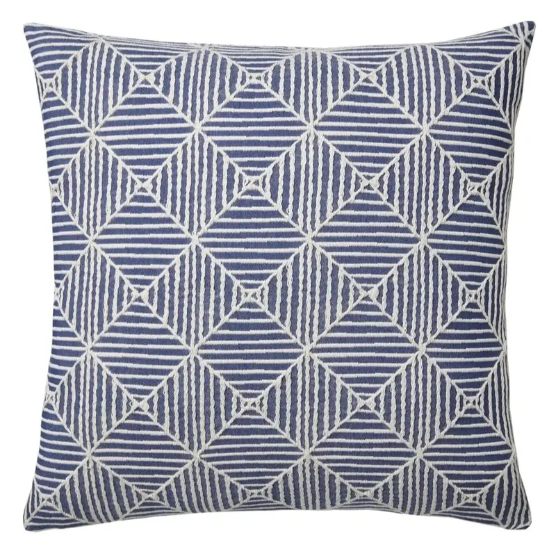Mar Blue & White Decorative Pillow by Mode Living