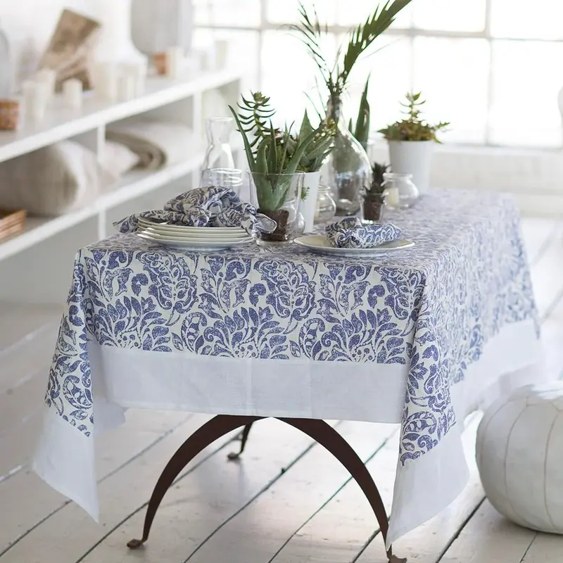 Santorini Blue & White Table Linens by Mode Living