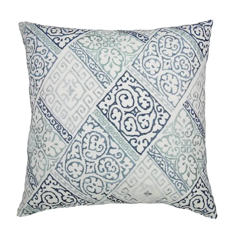 Oporto Blue Decorative Pillow by Ann Gish