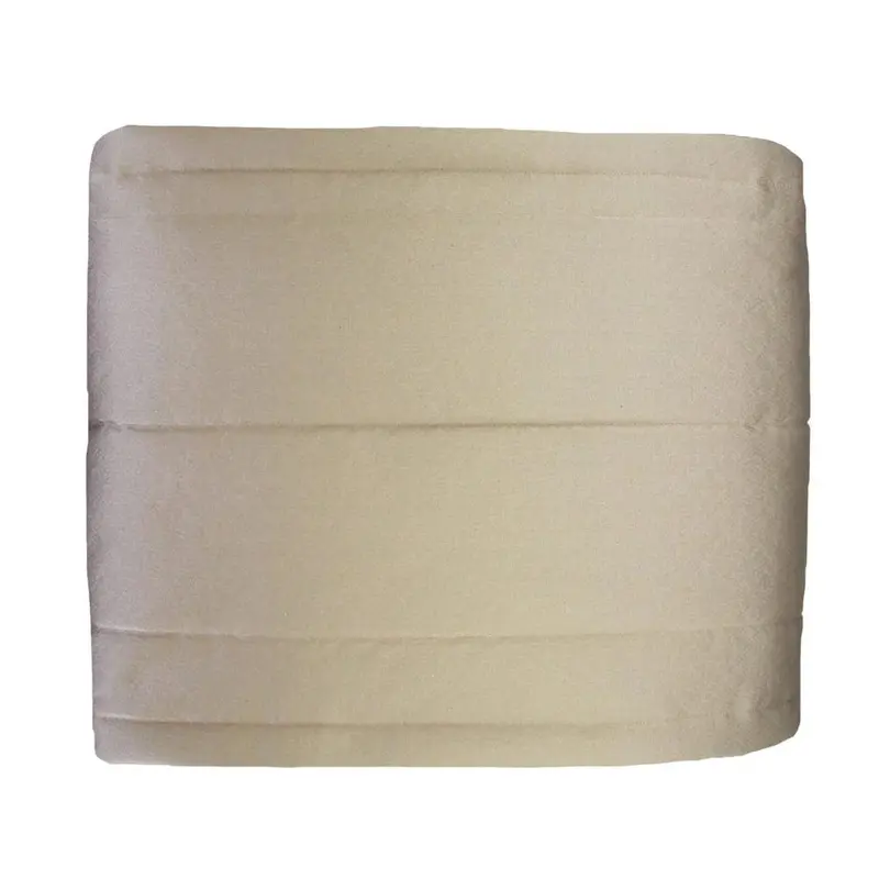 Hammered Taupe Box Spring Cover by Ann Gish