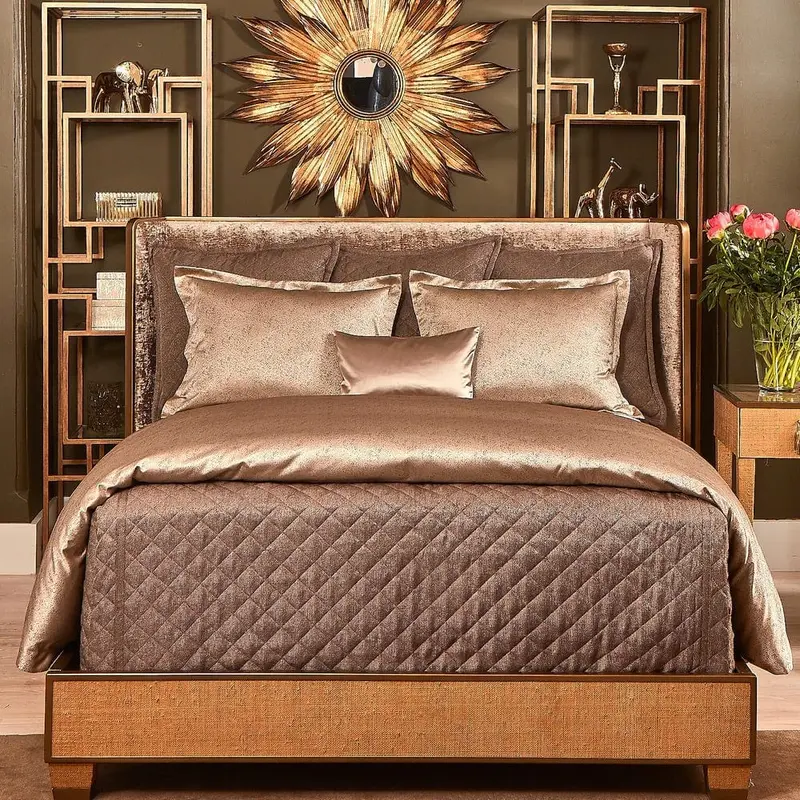 Imprint Bronze Duvet Set by Ann Gish