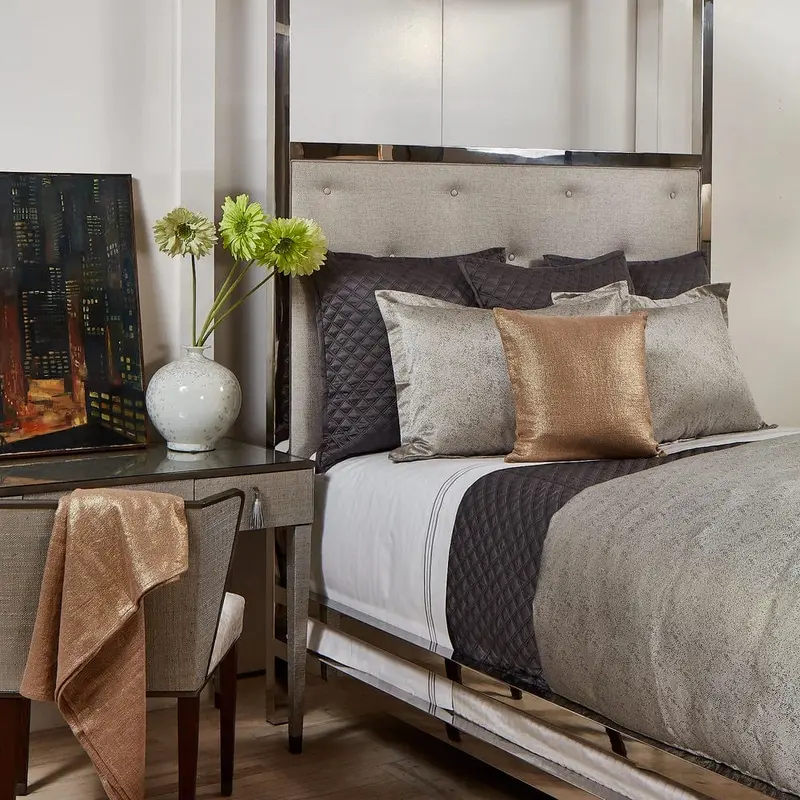 Imprint Pewter Duvet Set by Ann Gish