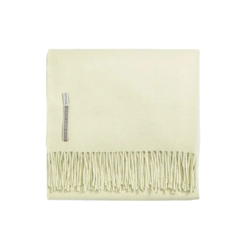 Alicia Adams Alpaca Throw in Seafoam Solid