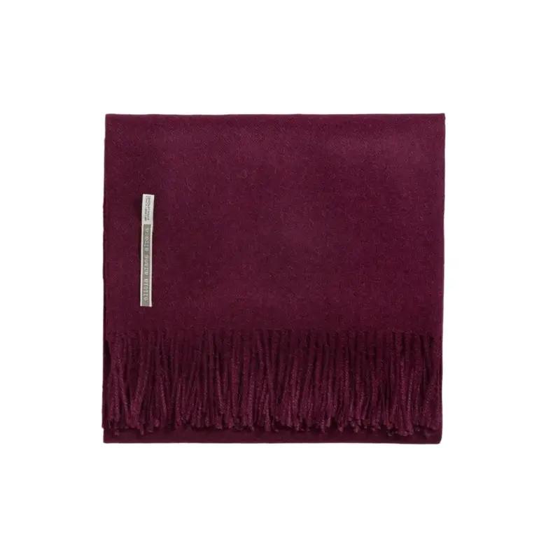 Alicia Adams Alpaca Throw in Vino Solid