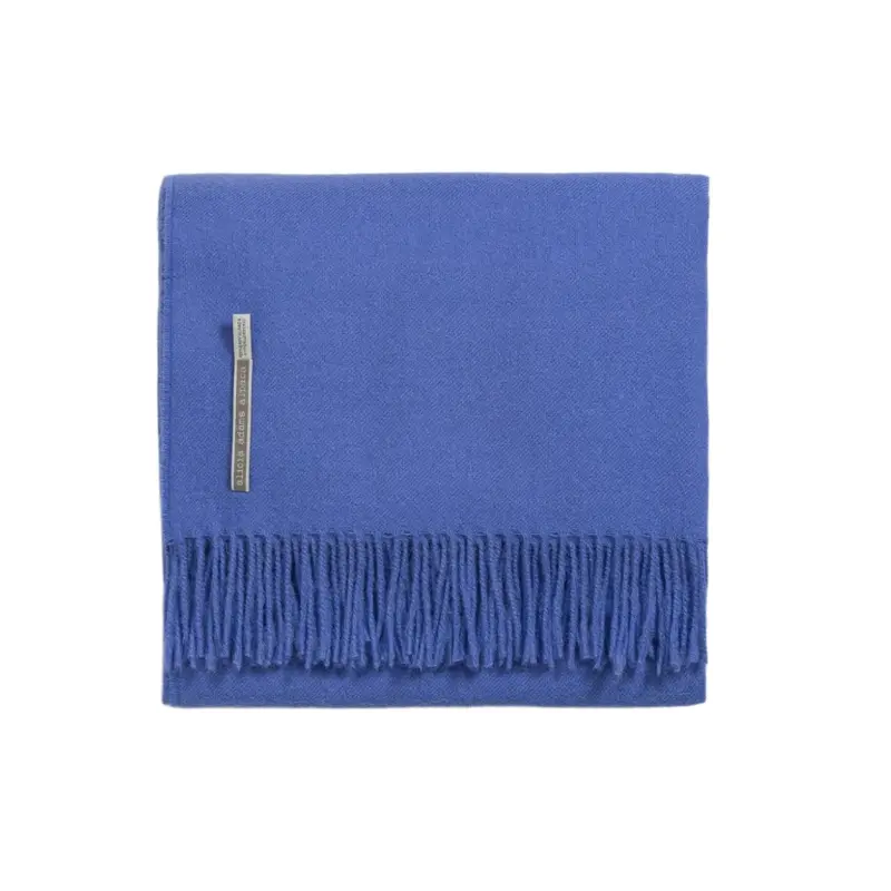Alicia Adams Alpaca Throw in Lilac Solid