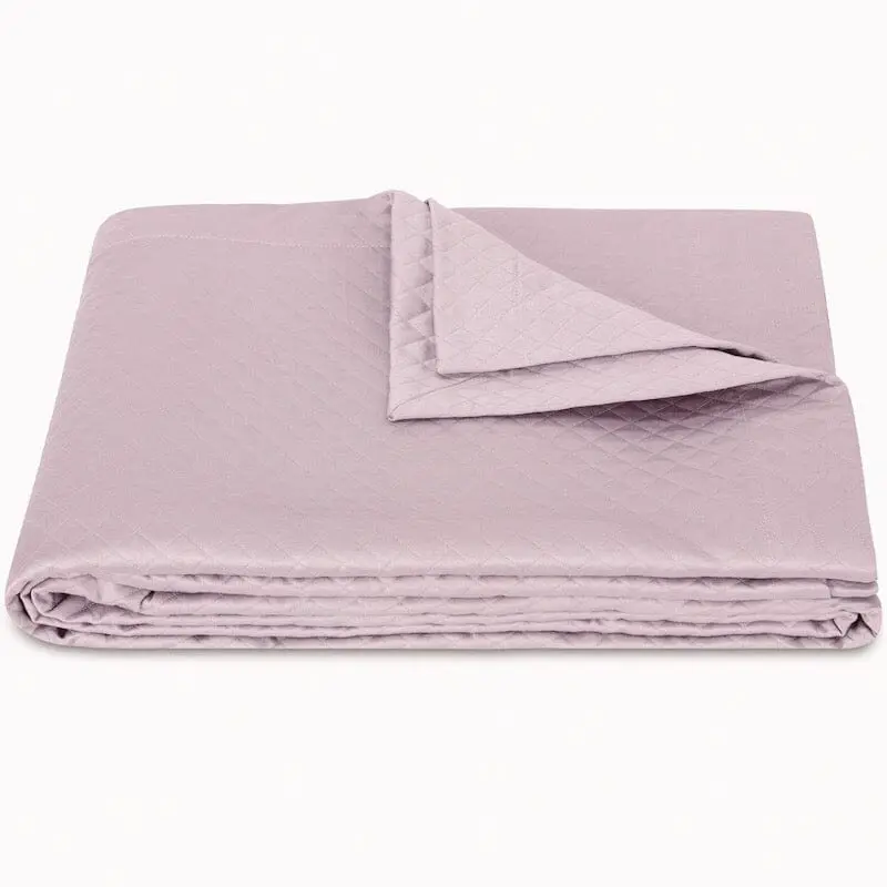 Petra Deep Lilac Matelasse Coverlets by Matouk