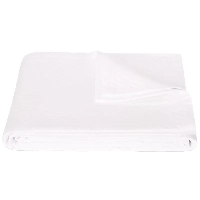 Petra White Matelasse Coverlets by Matouk