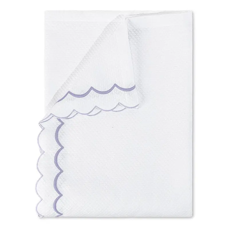 India Diamond Pique Lilac Coverlets by Matouk