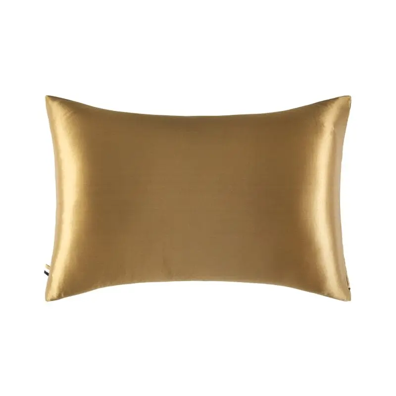 Silk Pillowcase in Camel by Hugo Boss Home