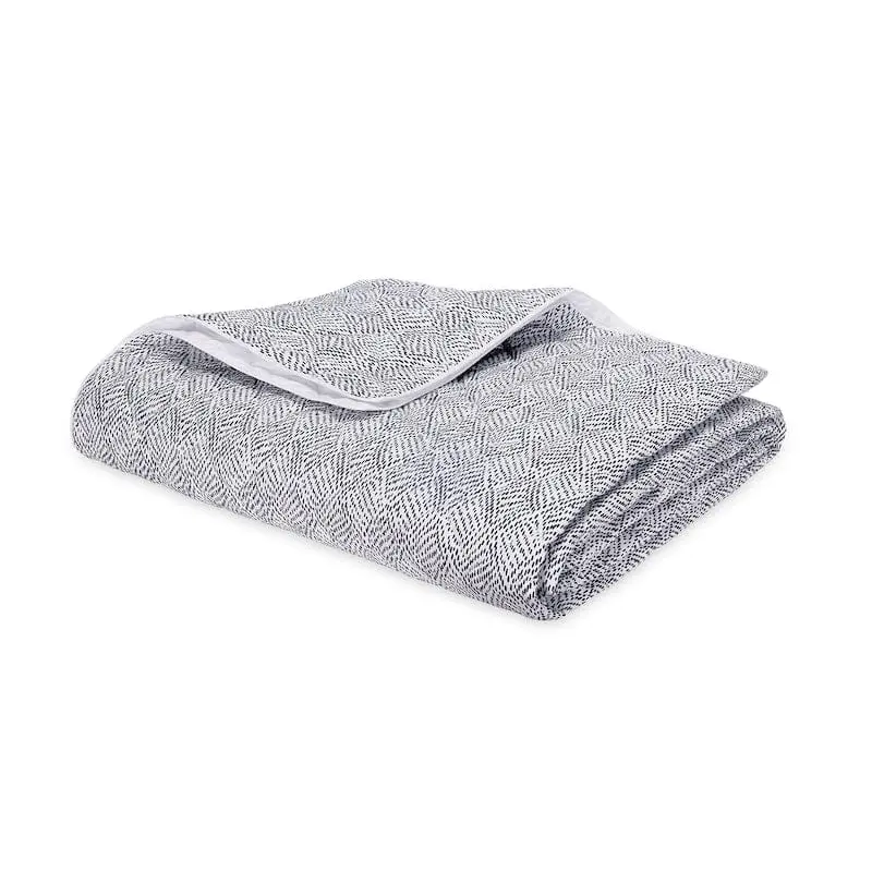 Duma Diamond Navy Quilt | Matouk Schumacher