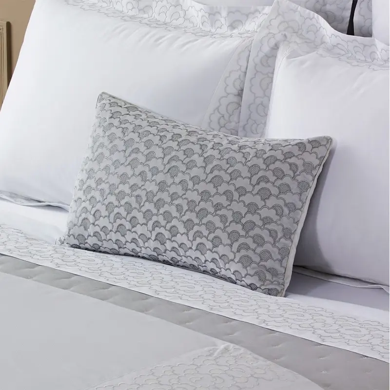 Festons Decorative Lumbar Pillow by Yves Delorme