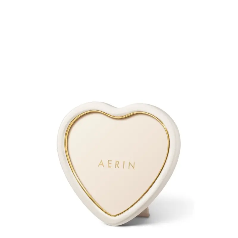 Piero Heart Frame in Shadow White by AERIN