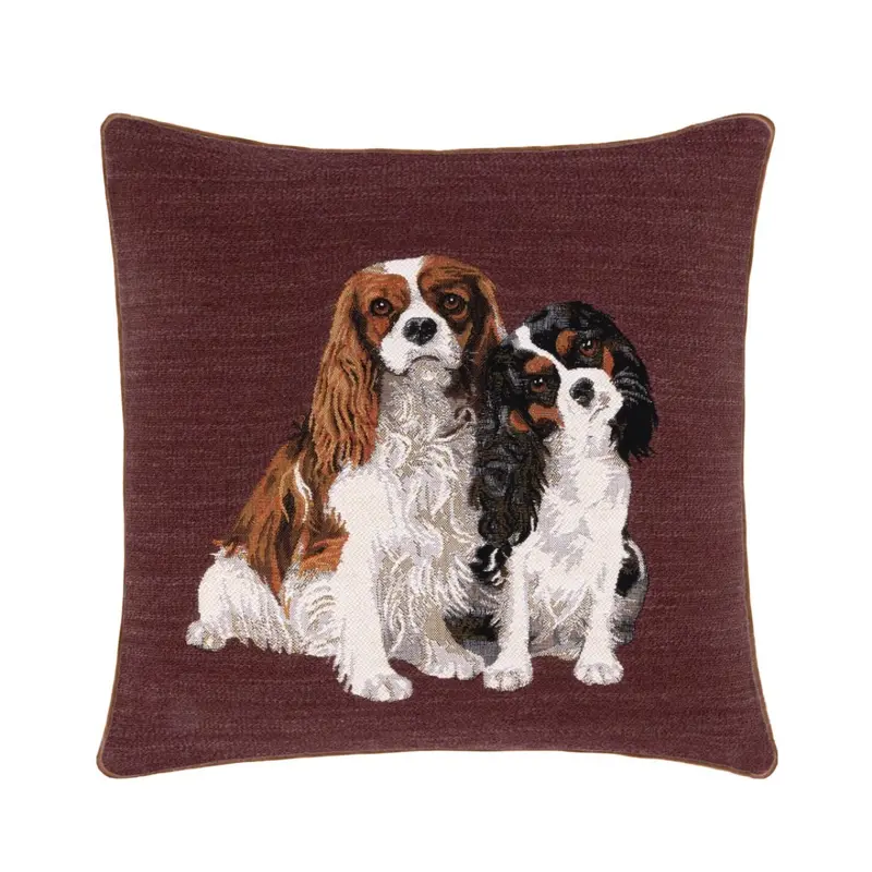 Charlies Grenat Decorative Pillow by Yves Delorme