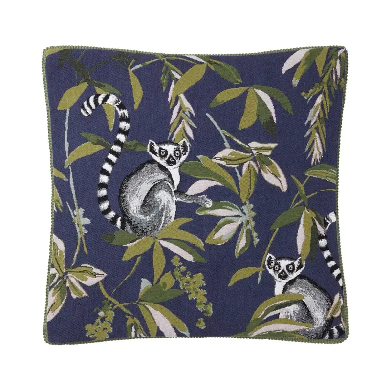 Lemurien Encre Decorative Pillow by Yves Delorme