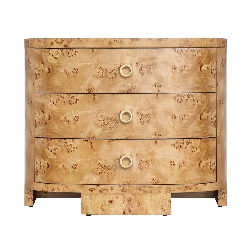 Henry Burlwood Demilune Chest by Worlds Away
