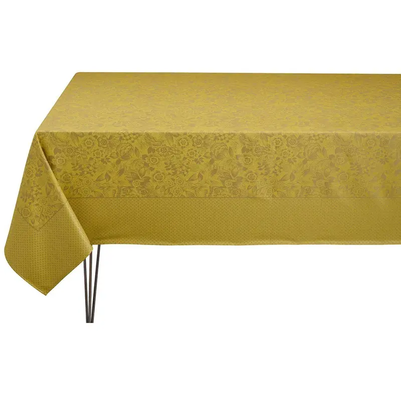 Osmose Pollen Coated Tablecloth 69x69" by Le Jacquard Franais